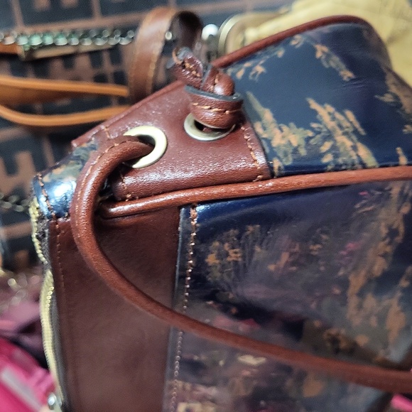 RARE PRINT!retired Patricia Nash leather bag - Picture 7 of 7